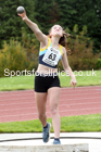 Shot putt, NECAA Open Meeting, Morpeth, Sunday, October 18th. David T. Hewitson/Sports for All Pics